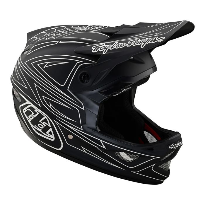 Вело Шолом TLD D3 FIBERLITE HELMET [SpiderStripe BLk]