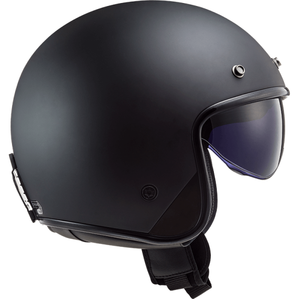 Мотошолом LS2 OF601 Bob Solid Matt Black