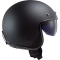 Мотошолом LS2 OF601 Bob Solid Matt Black