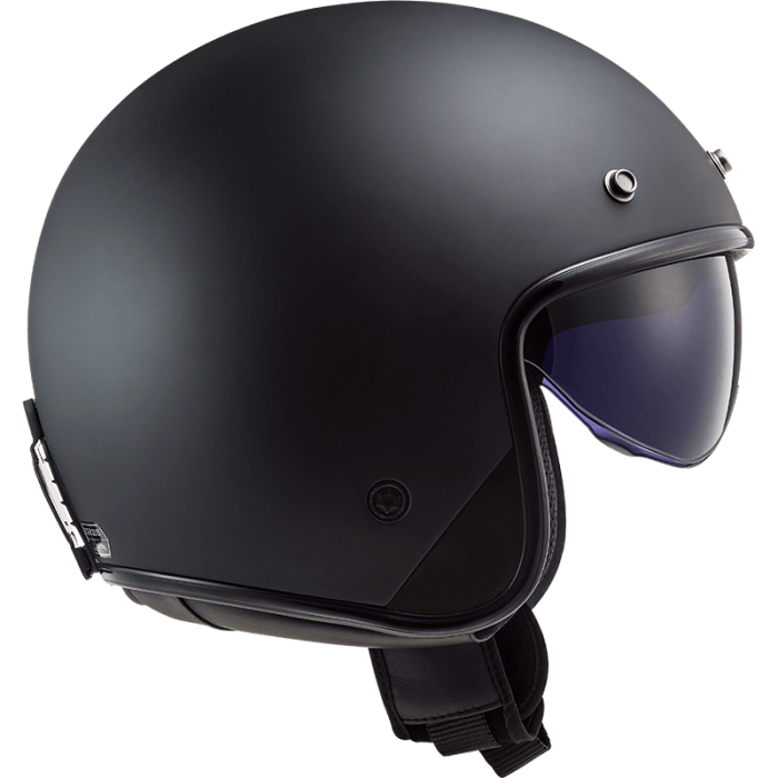 Мотошолом LS2 OF601 Bob Solid Matt Black