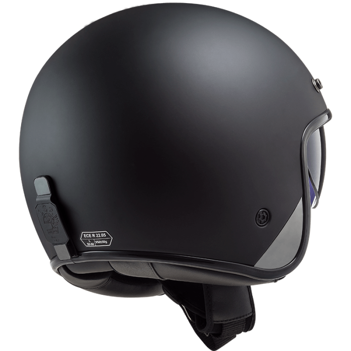 Мотошолом LS2 OF601 Bob Solid Matt Black