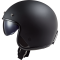 Мотошолом LS2 OF601 Bob Solid Matt Black