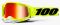 Окуляри 100% RACECRAFT 2 Goggle Yellow - Mirror Red Lens
