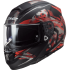Мотошолом LS2 FF397 Vector FT2 Stencil Matt Black Red