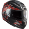 Мотошолом LS2 FF397 Vector FT2 Stencil Matt Black Red