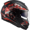 Мотошолом LS2 FF397 Vector FT2 Stencil Matt Black Red