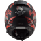 Мотошолом LS2 FF397 Vector FT2 Stencil Matt Black Red