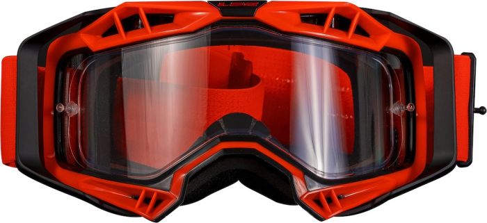 Окуляри LS2 Aura Goggle Black Red With Clear Visor