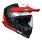 Мотошолом Just1 J34 Pro Outerspace Fluo Red Black
