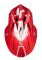 Мотошолом Just1 J18 Pulsar Mips Red - White - Matt