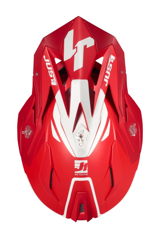 Мотошолом Just1 J18 Pulsar Mips Red - White - Matt