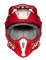 Мотошолом Just1 J18 Pulsar Mips Red - White - Matt