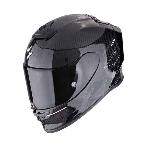 Шолом SCORPION EXO-R1 EVO CARBON AIR CYNERGY black/white