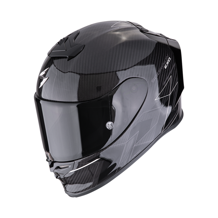Шолом SCORPION EXO-R1 EVO CARBON AIR CYNERGY black/white