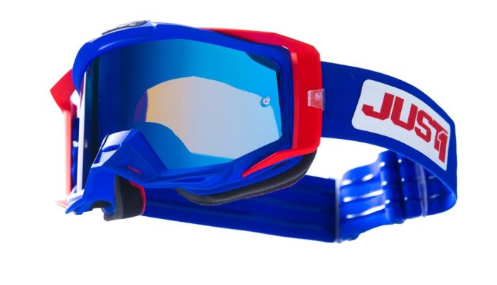 Окуляри Just1 Iris 2.0 Suit Blue - Red - White Mirror Blue Lens