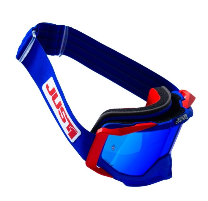 Окуляри Just1 Iris 2.0 Suit Blue - Red - White Mirror Blue Lens