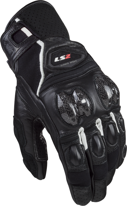 Моторукавички LS2 Spark 2 Leather Man Gloves Black White
