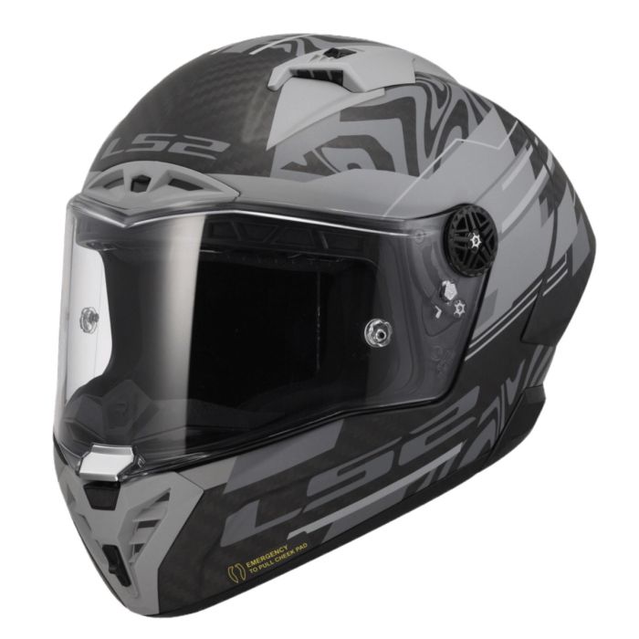 Мотошолом LS2 FF805 Thunder GP Aero Polar Matt Black