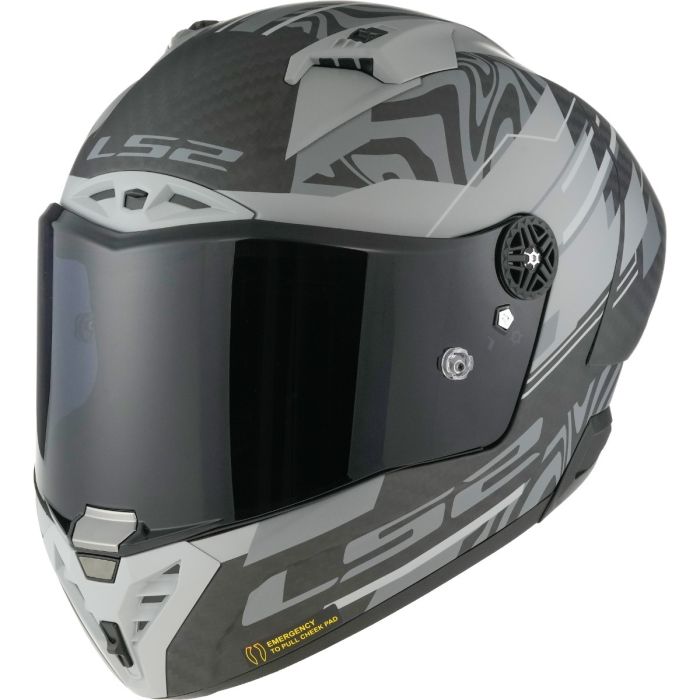 Мотошолом LS2 FF805 Thunder GP Aero Polar Matt Black
