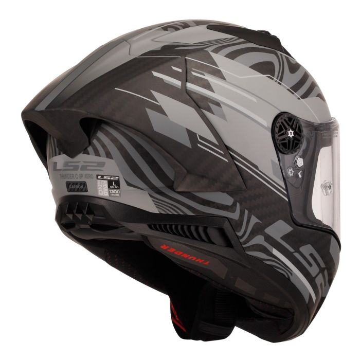 Мотошолом LS2 FF805 Thunder GP Aero Polar Matt Black