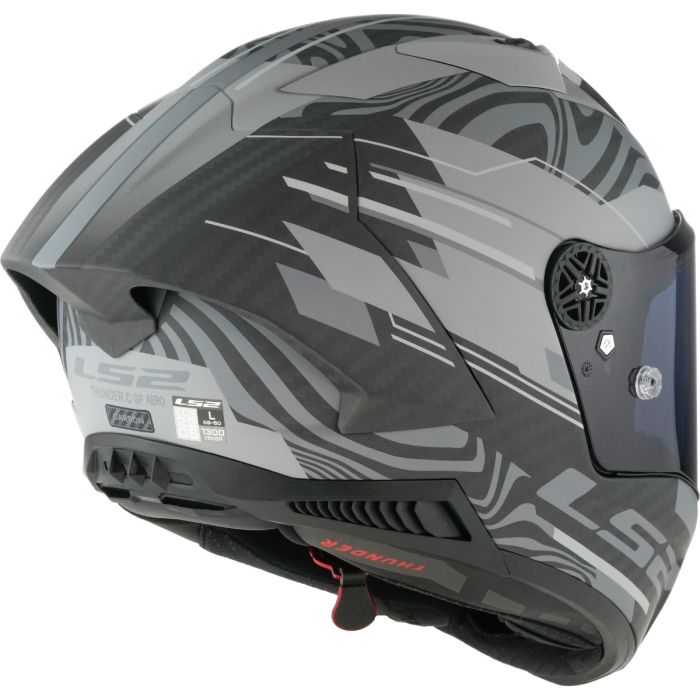 Мотошолом LS2 FF805 Thunder GP Aero Polar Matt Black