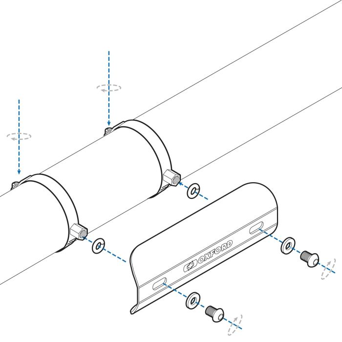 Термозахист Oxford Sport Exhaust Heat Shield