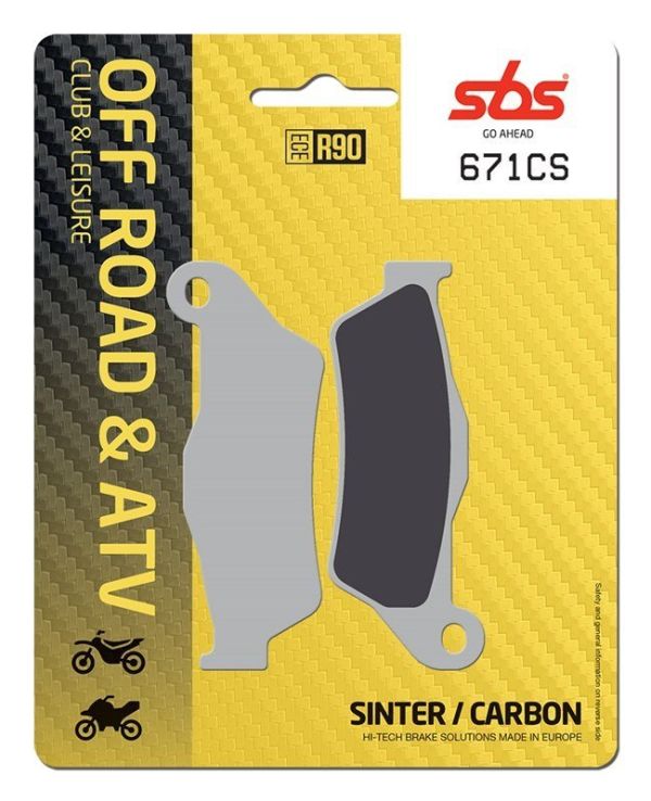 Гальмівні Колодки SBS Comp Brake Pads - Carbon