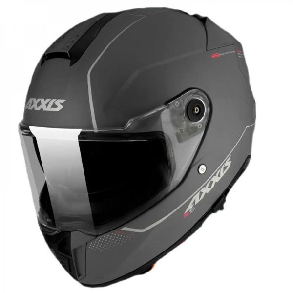 Мотошолом AXXIS HAWK SV Solid A2 Matt Titanium
