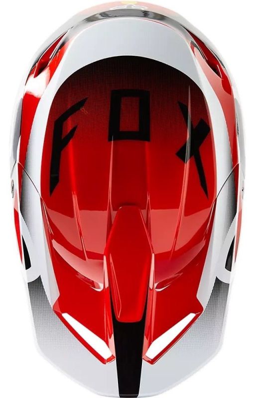 Мотошолом Fox V1 Leed Helmet Flo Red