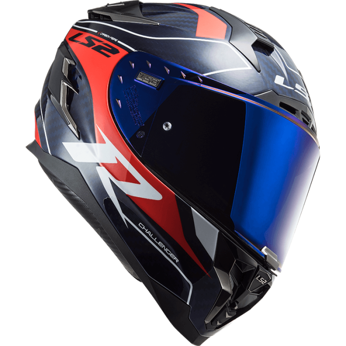 Мотошолом LS2 FF327 Challenger CT2 Grid Blue