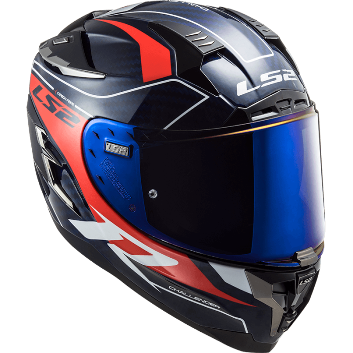 Мотошолом LS2 FF327 Challenger CT2 Grid Blue