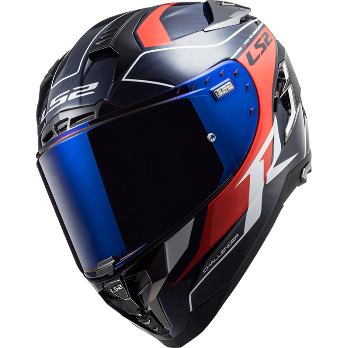 Мотошолом LS2 FF327 Challenger CT2 Grid Blue