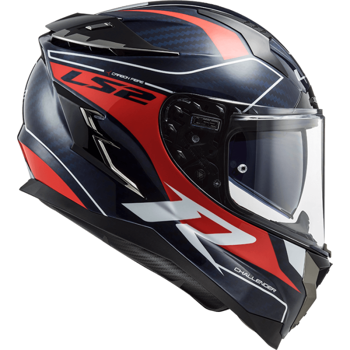 Мотошолом LS2 FF327 Challenger CT2 Grid Blue