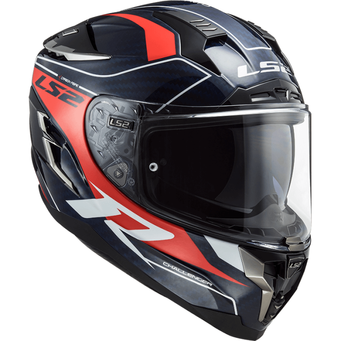 Мотошолом LS2 FF327 Challenger CT2 Grid Blue