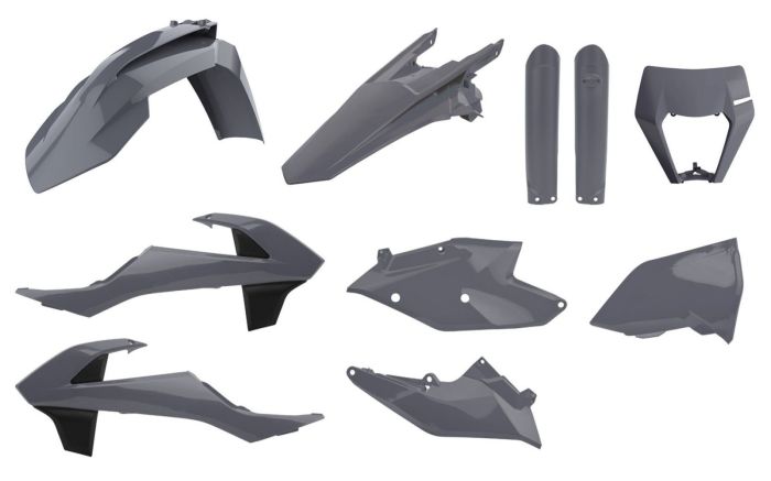 Пластик Polisport Enduro Kit - Ktm (17-) Nardo Grey