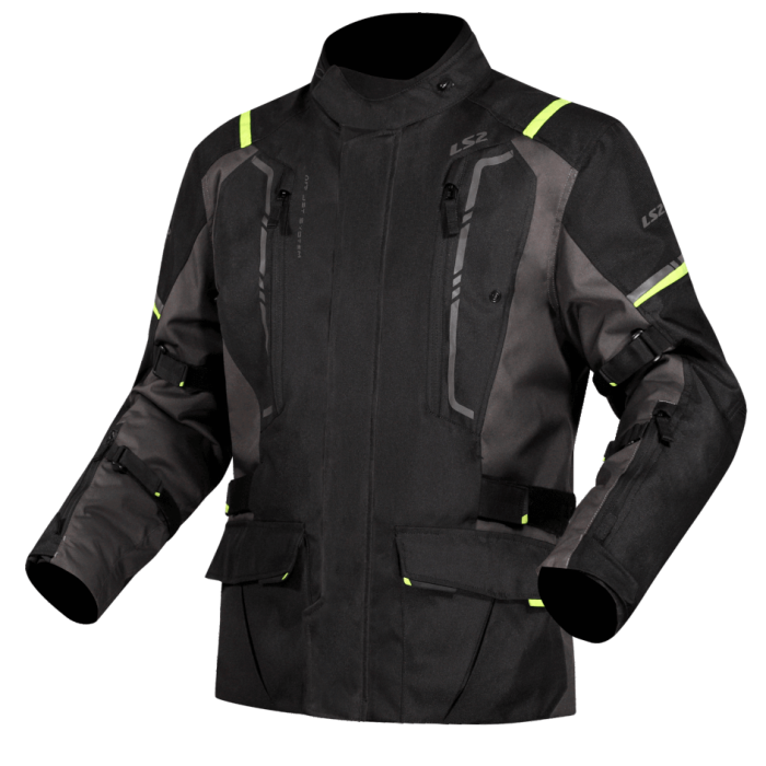 Куртка жіноча LS2 Narvik Lady Jacket Grey Black Hi-Vis Yellow