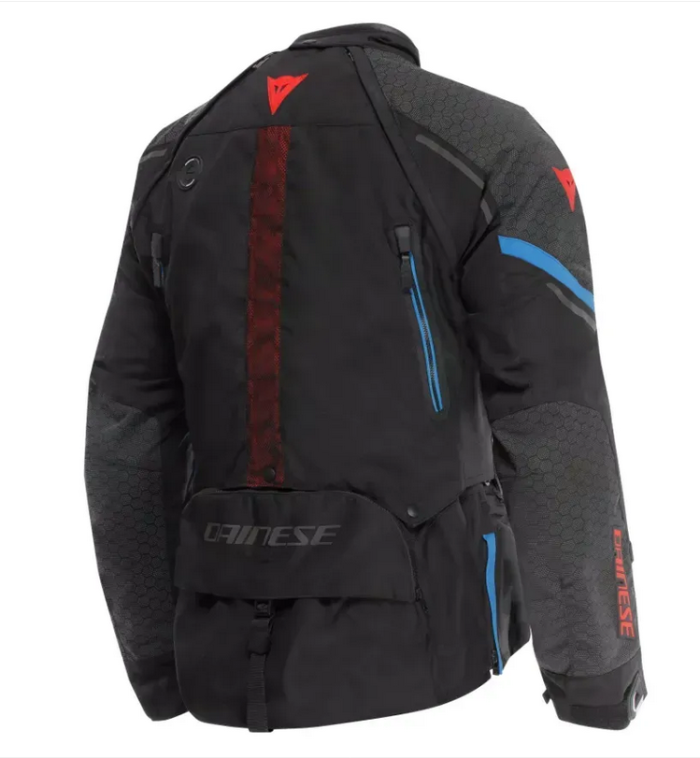 Мотокуртка Dainese SUPER ADVENTURE ABSOLUTESHELL JACKET BLACK BLACK BLUE