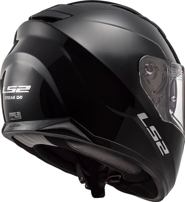 Мотошолом LS2 FF320 Stream Evo Gloss Black