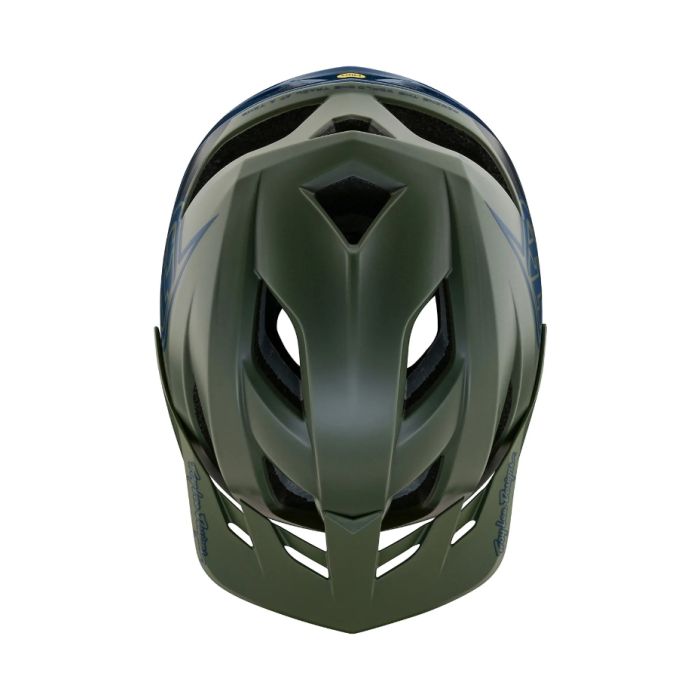 Вело шолом TLD Flowline SE HELMET BADGE [OLIVE/INDIGO]