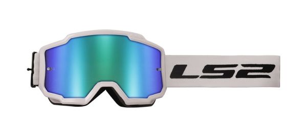 Окуляри LS2 Charger Goggle White with Green Iridium Visor