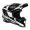 Мотошолом Just1 J40 Speed Black White Gloss