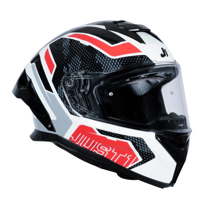 Мотошолом Just1 J-STR Union Red White Gloss