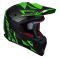 Мотошолом Origine Hero Thunder Titanium Black Fluo Green Matt