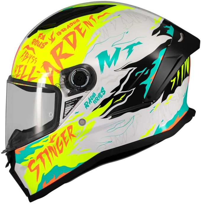 Мотошолом MT STINGER 2 Ardent A3 Gloss Yellow