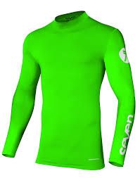 Мотоджерсі Seven компресионная ZERO COMPRESSION FLO GREEN