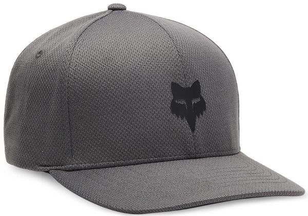 Кепка Fox Tech Flexfit Hat - Head Steel Gray