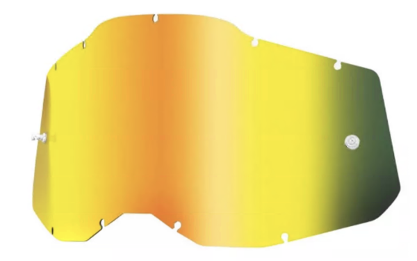 Лінза 100% RC2/AC2/ST2 Replacement Lens - Mirror Gold