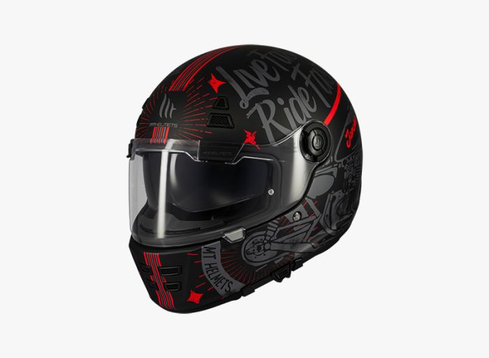 Мотошолом MT Jarama SV ART E5 MATT
