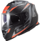 Мотошолом LS2 FF800 Storm Racer Matt Titanium Fluo Orange