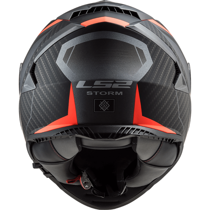 Мотошолом LS2 FF800 Storm Racer Matt Titanium Fluo Orange